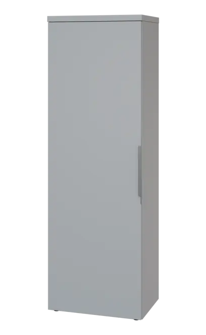 SISR 5 - 61 šatní skříň, 1-dveřová, výsuvné ramínko, levá, 1820x600x400, šedá SISR 5 - 61 šatní skříň, 1-dveřová, výsuvné ramínko, levá, 1820x600x400, šedá